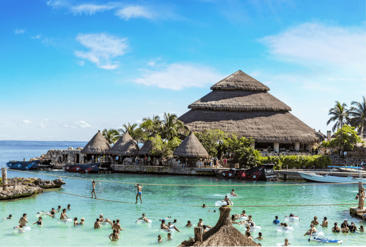 Xcaret Day Trip, Night Show & Transportation in Cancun, Mexico